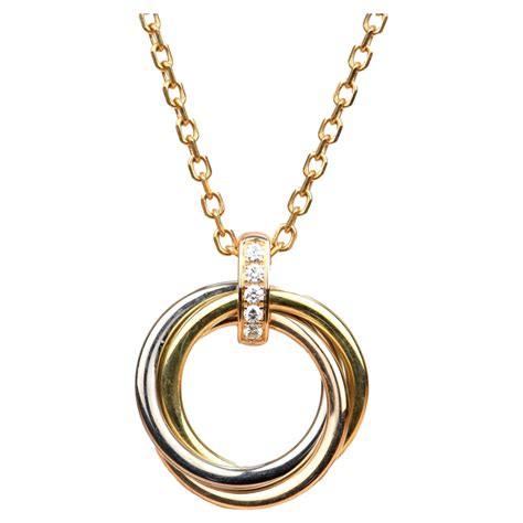 Cartier gold trinity necklace